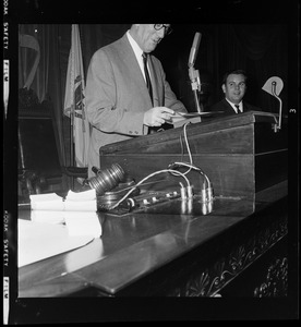 A man addressing the House