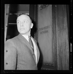 Representative H. Thomas Colo leaving the Speaker's Room