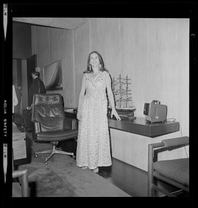 Katharine D. Kane posing near desk