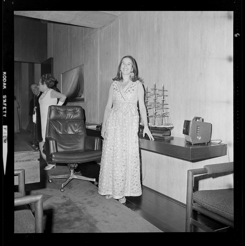 Katharine D. Kane posing near desk