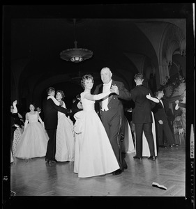 Walter Brown and daughter dancing