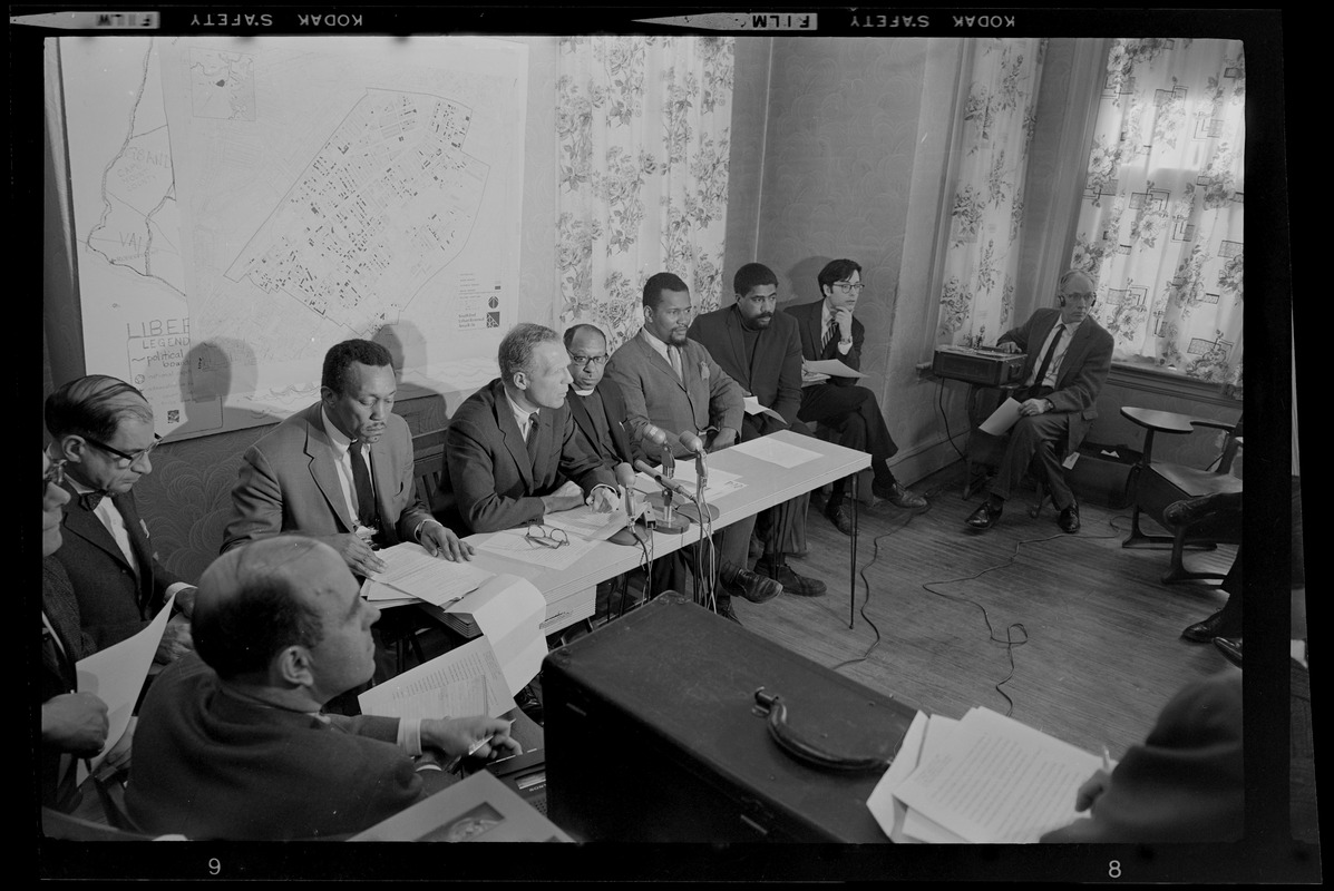 Kevin White, Rev. Vernon Carter and several others at a conference at All Saints Church