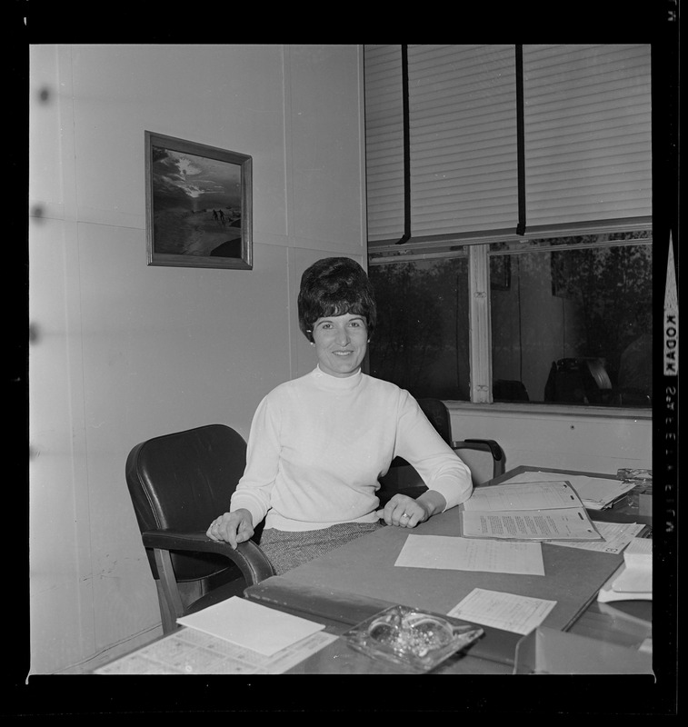 Woman sitting at desk