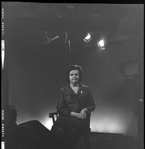 Louise Day Hicks seated