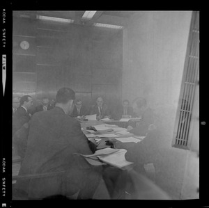 A meeting of state legislators in the new City Hall