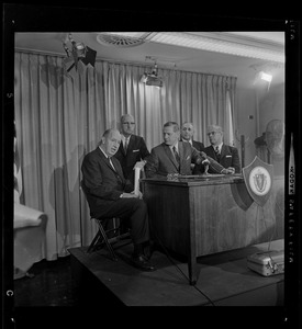 Gov. Volpe during a press conference