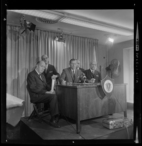 Gov. Volpe during a press conference