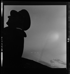 Unidentified man in a uniformed hat