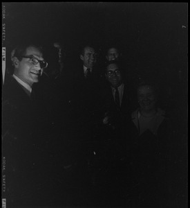 Group of people with Presidential candidate Richard Nixon