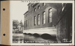 Three Rivers hydroelectric, 9, tailrace, Otis Co., Palmer, Mass., Jun. 8, 1928