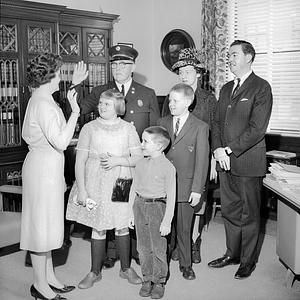 Mayor Edward J. Harrington & new fire chief, New Bedford