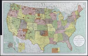 Map showing Indian reservations within the limits of the United States, 1906