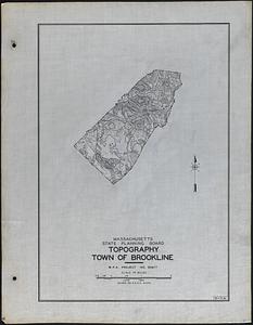 Topography Town of Brookline