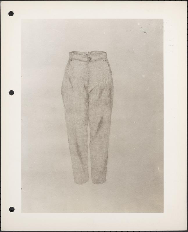 Shaker man's trousers