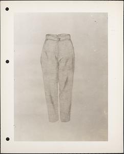 Shaker man's trousers