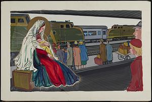 Our Lady of the r. r. [railroad] station