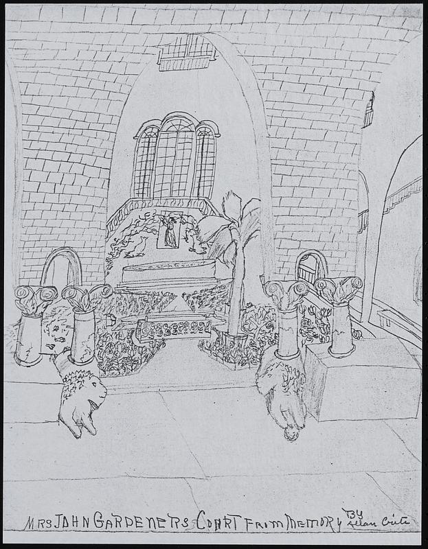 Mrs. John Gardners Court from memory