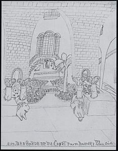 Mrs. John Gardners Court from memory