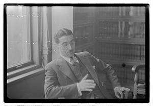Leo Schwartz, legal advisor to Police Commissioner E.C. Hultman at headquarters