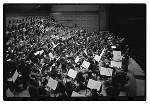 Recording "La Mer" for Victor R.C.A., Dr. K & Boston Symphony Orchestra, also recording mch.
