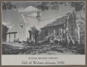 Waban photographs - Waban Branch Library -