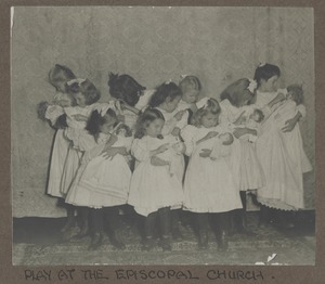 Waban photographs - Play at the Episcopal Church -