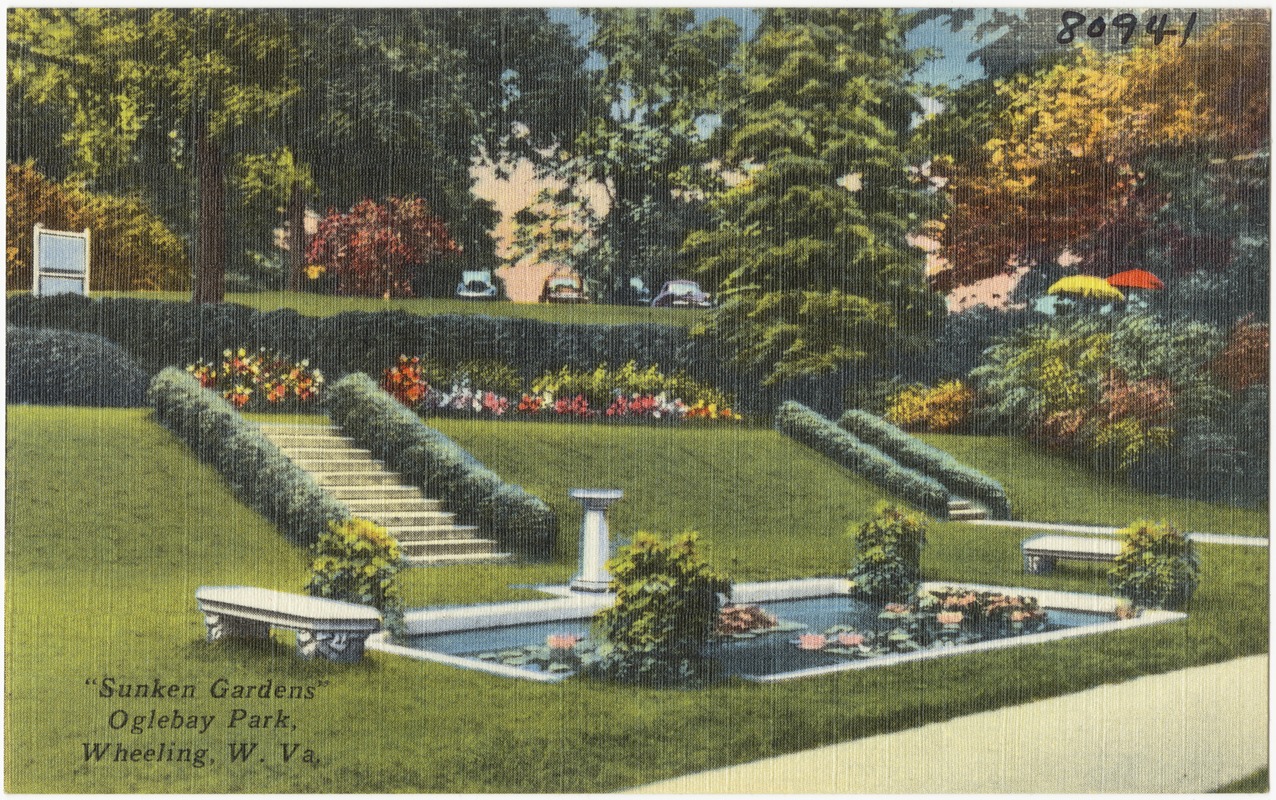 "Sunken Gardens," Oglebay Park, Wheeling, W. Va. Digital Commonwealth