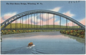 The Fort Henry Bridge, Wheeling, W. Va.