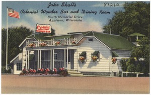 Jake Skall's Colonial Wonder Bar and Dining Room, South Memorial Drive, Appleton, Wisconsin