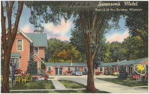 Swanson's Motel, Dual 13 - 33 thru Baraboo, Wisconsin