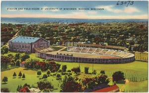 Stadium and field house at University of Wisconsin, Madison, Wisconsin