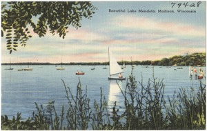 Beautiful Lake Mendota, Madison, Wisconsin