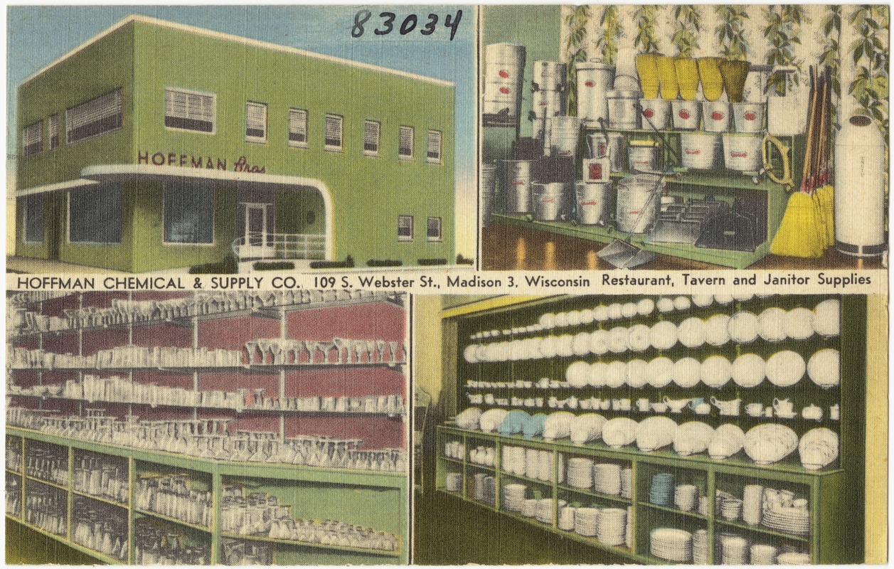 Hoffman Chemical & Supply Co., 109 S. Webster St., Wisconsin 3, Wisconsin, restaurant, tavern and janitor supplies