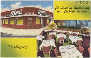 Ed Lammi's Restaurant and Cocktail Lounge, 4th St. at Kilbourn Ave., Milwaukee, Wis.