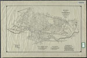 Zoning map of Watertown, compiled from former surveys