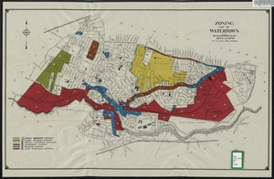 Zoning map of Watertown