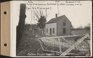 Rutland Worsted Co., house #9, henhouse #91/2, West Rutland, Rutland, Mass., May 3, 1928