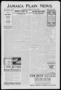 Jamaica Plain News, July 24, 1909