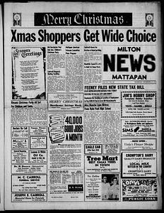 Milton Mattapan News, December 19, 1946