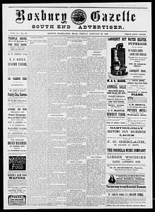Roxbury Gazette and South End Advertiser, January 23, 1891