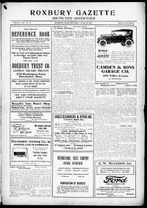 Roxbury Gazette and South End Advertiser, June 10, 1922