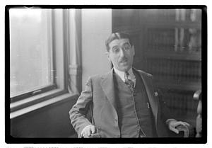 Leo Schwartz, legal advisor to Police Commissioner E.C. Hultman at headquarters
