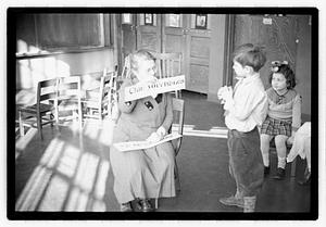 Mabel Adams, principal of Horace Mann School