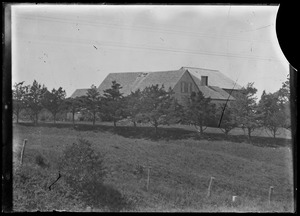 House with separate barn, unidentified
