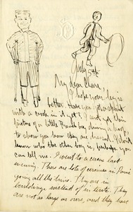 Letter from George Otis Draper to Clare Hill Draper from Paris, 1884