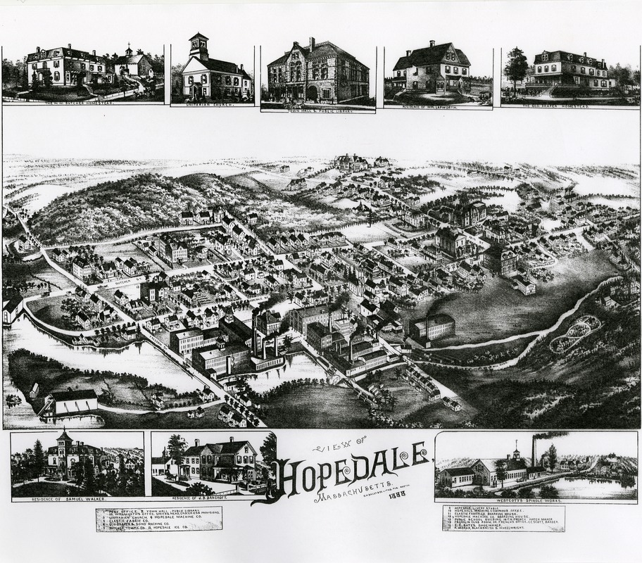 View of Hopedale Massachusetts, 1888 Digital Commonwealth