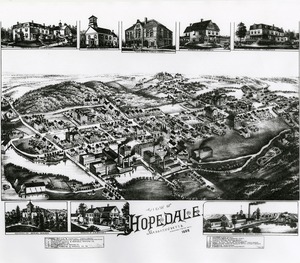 View of Hopedale Massachusetts, 1888