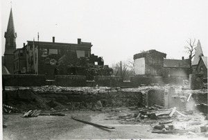 Fire 5, Ruins of Town Hall after fire of 1900