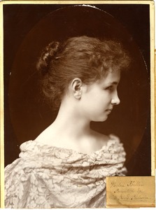Helen Keller 1893, Presented to Hopkinton Public Library by Anne Emilie Poulsson