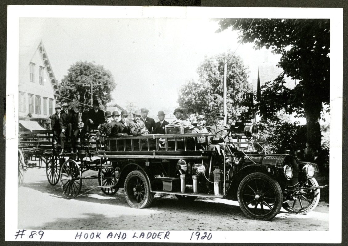 Hopkinton Firemen, Image 6, 1920's